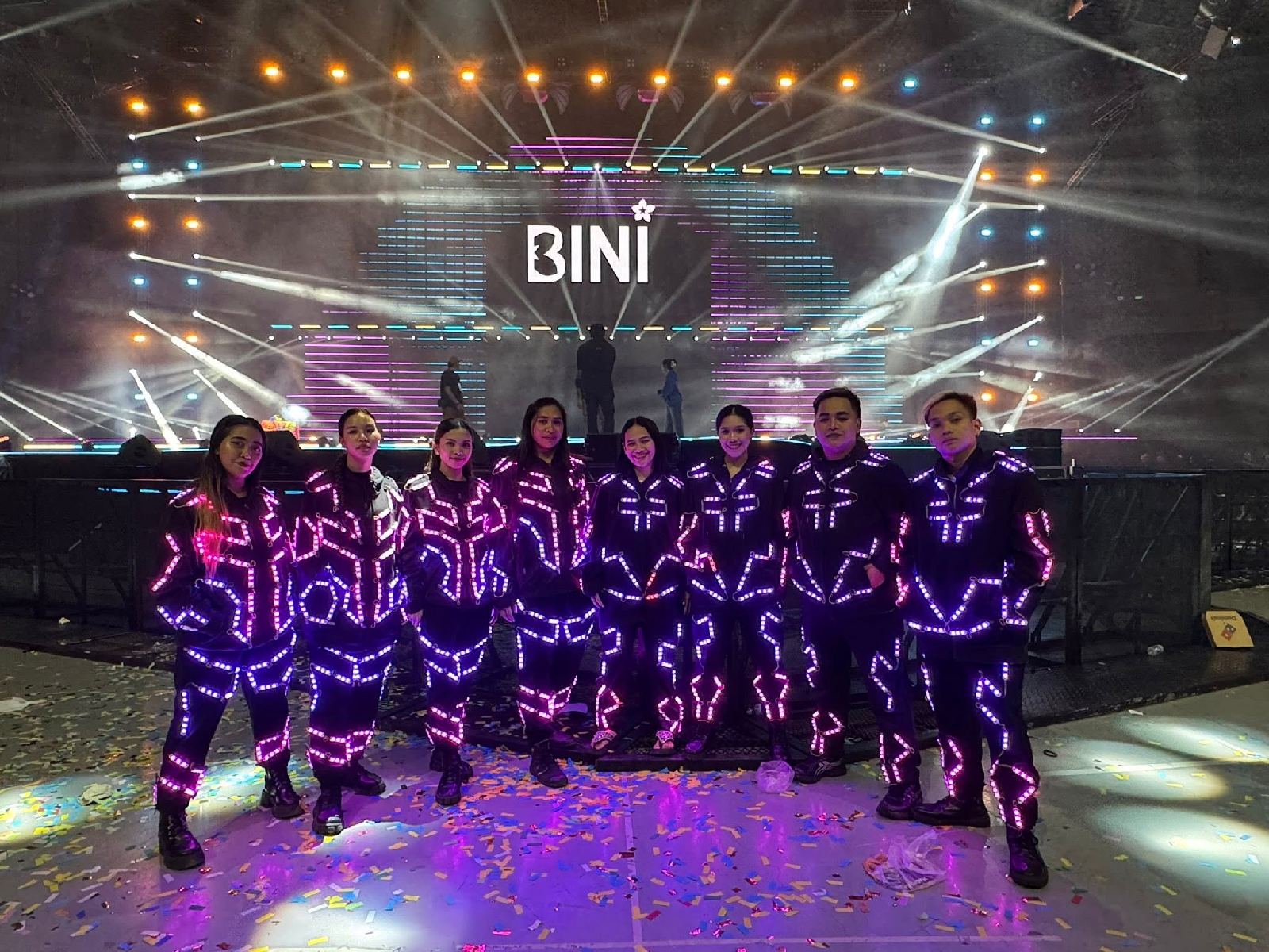Pyrolights MNL Led Dancers Manila Illuminates the BINIFIED Concert at Philippine Arena
