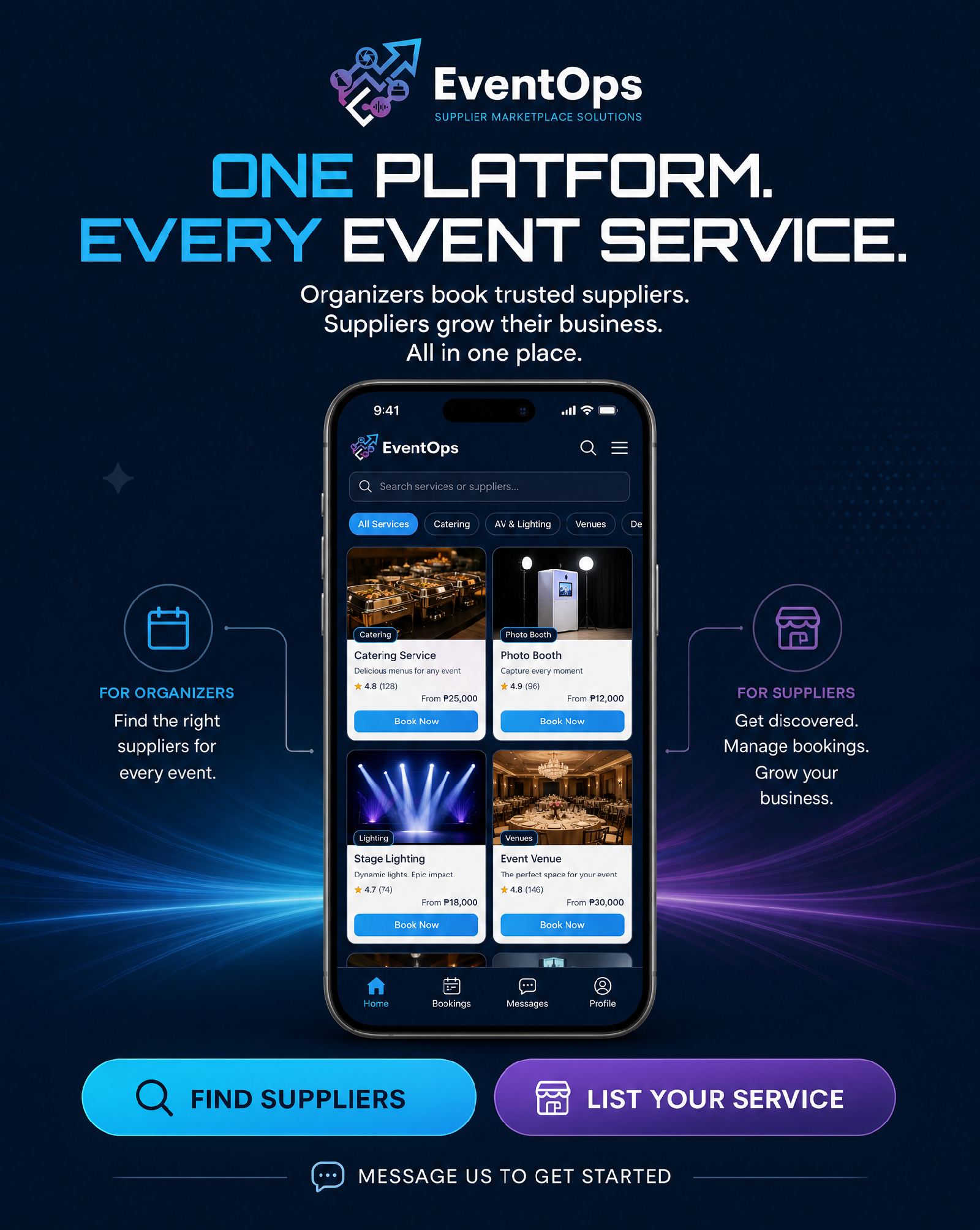 EventOps: The Philippine Event Suppliers Marketplace Built by a Supplier — Reyn Gallego