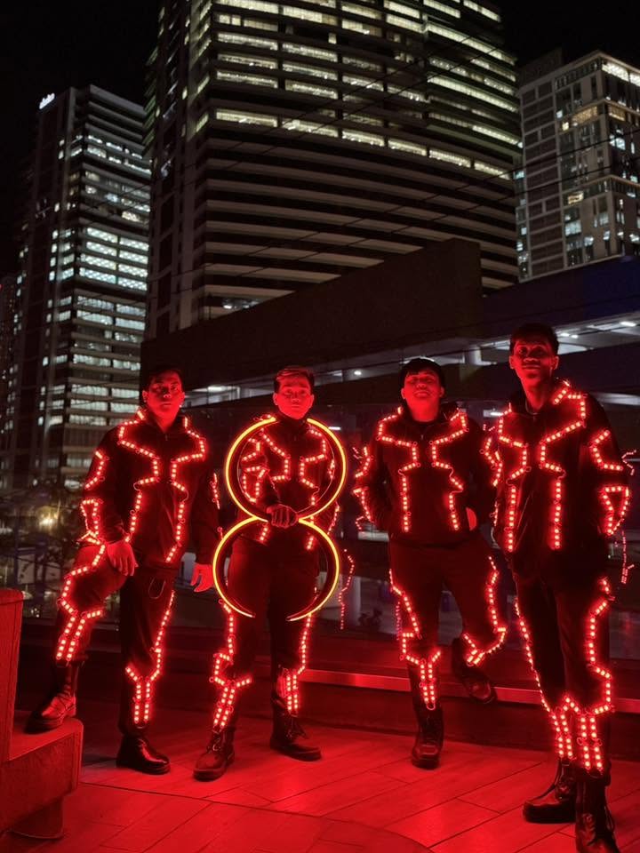 Pyrolights Manila - LED Dancers Manila Lights Up Concentrix Spark Place Awarding Ceremony