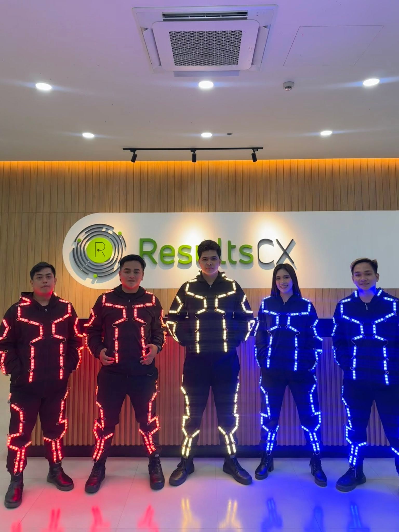 Pyrolights Manila - LED Dancers Manila Welcomes Result CX Clients with a Spectacular Filipino-Themed LED Tron Performance