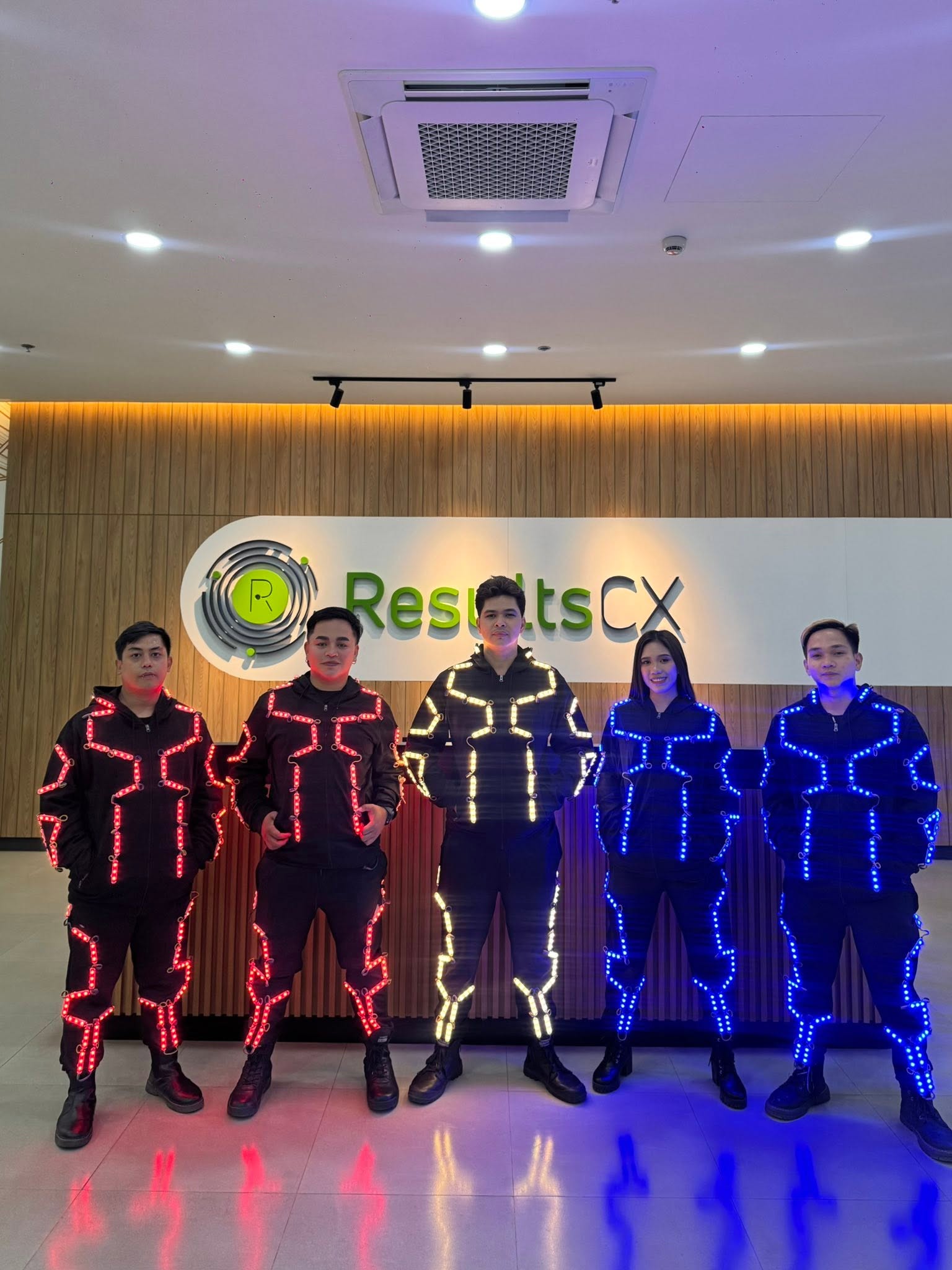 Pyrolights Manila - LED Dancers Manila Welcomes Result CX Clients with a Spectacular Filipino-Themed LED Tron Performance