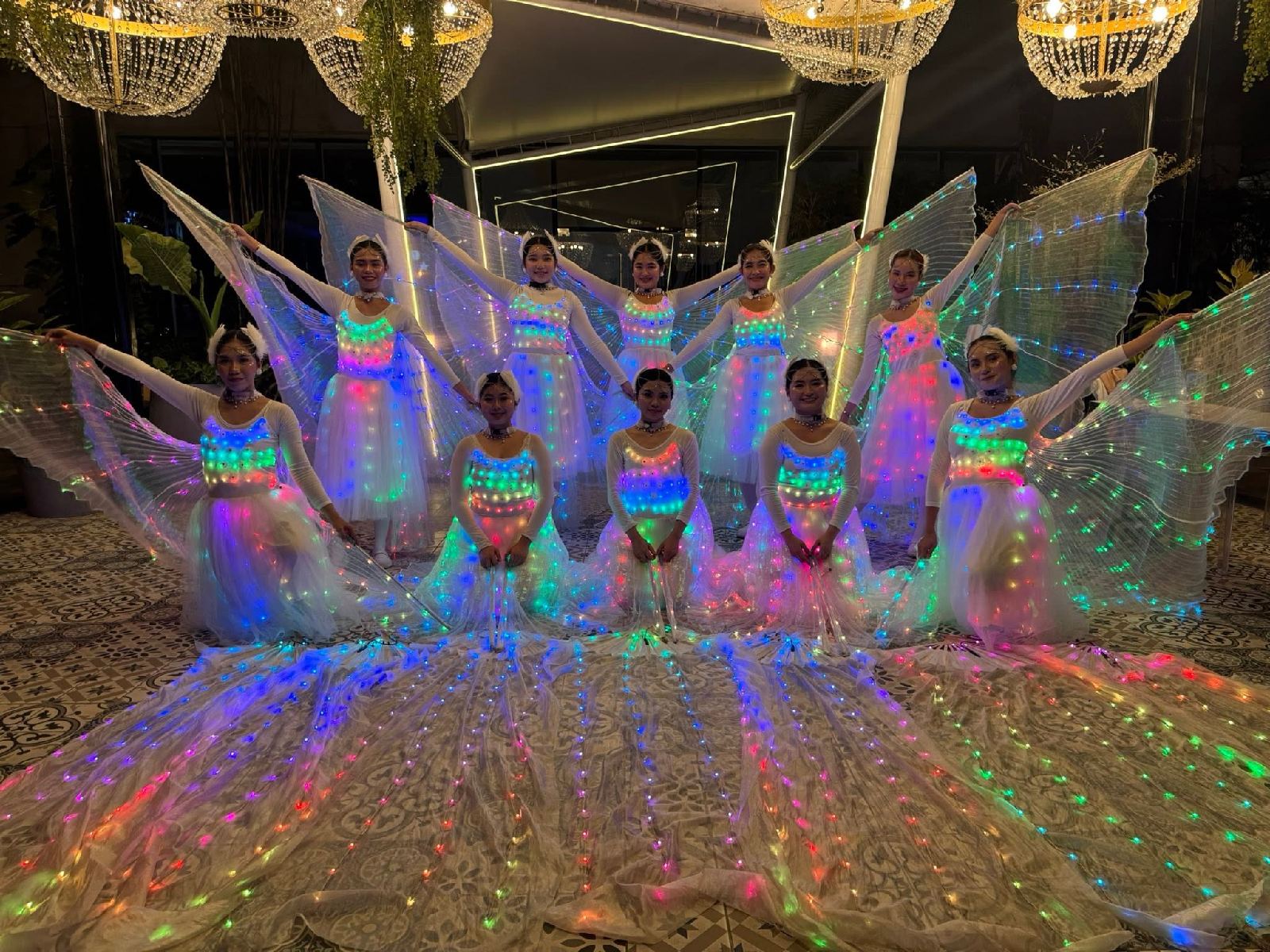 Pyrolights Manila - LED Dancers Manila Brings Easter Magic to SM Aura with 10 LED Fairies
