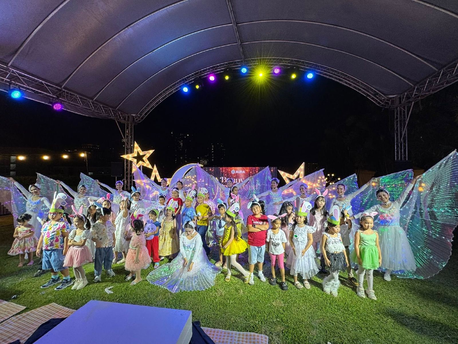 Pyrolights Manila - LED Dancers Manila Brings Easter Magic to SM Aura with 10 LED Fairies