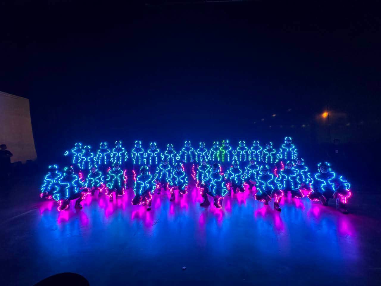 Pyrolights Manila - LED Dancers Manila Brings 30 LED Tron Dancers to Sun Life's The Final Call