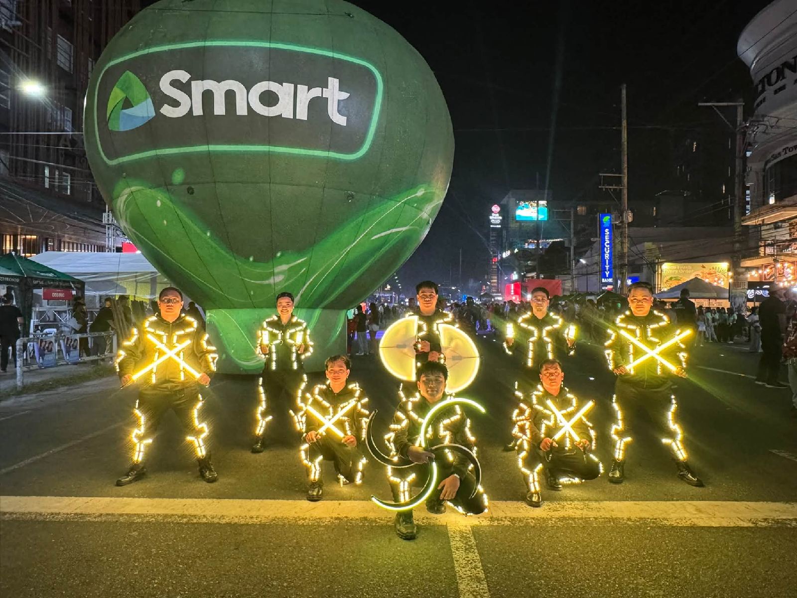 LED Tron Dancers Light Up Day 1 of Tigtigan Terakan Keng Dalan in Angeles, Pampanga