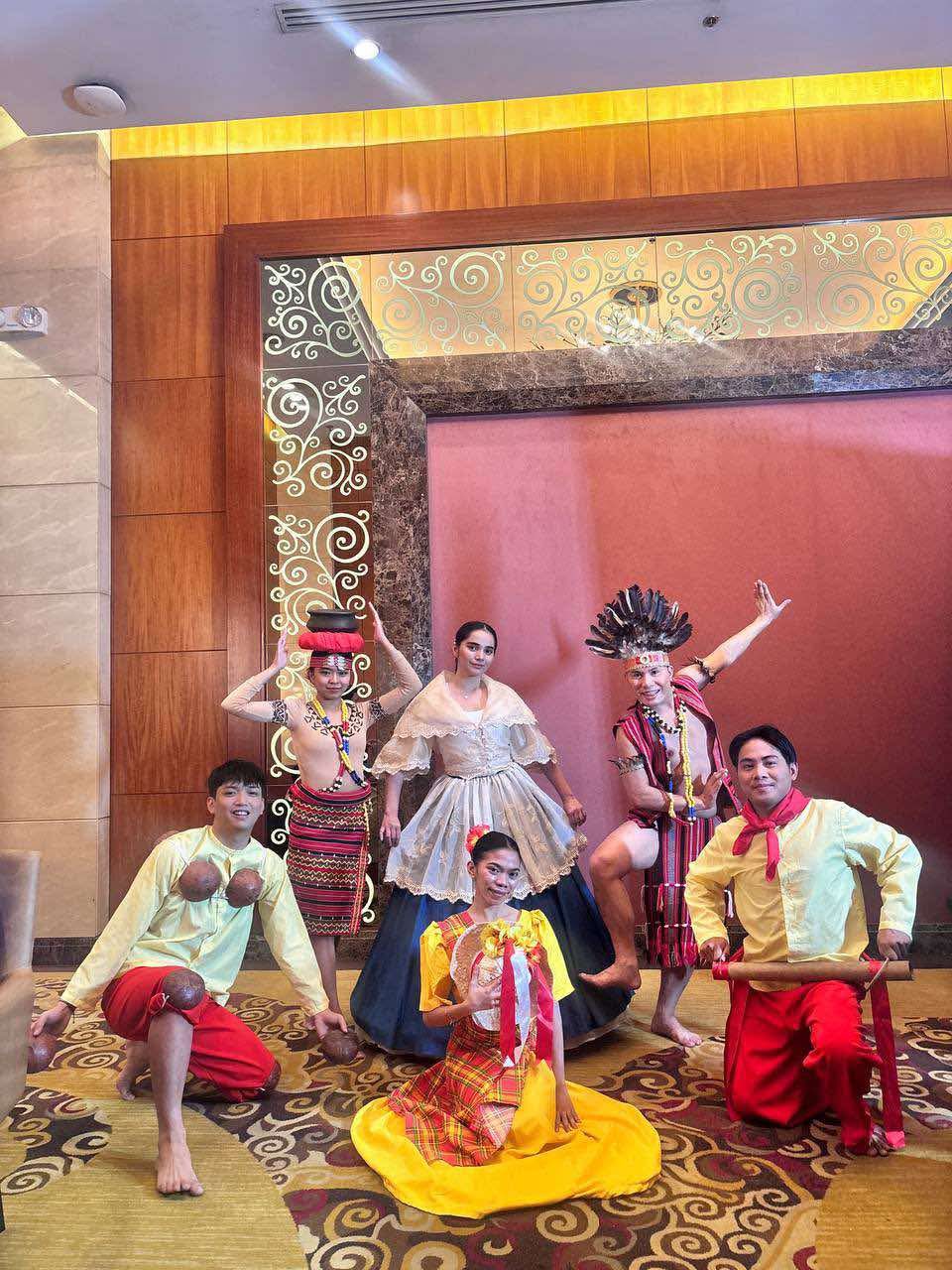 Cultural and festival dancers Philippines