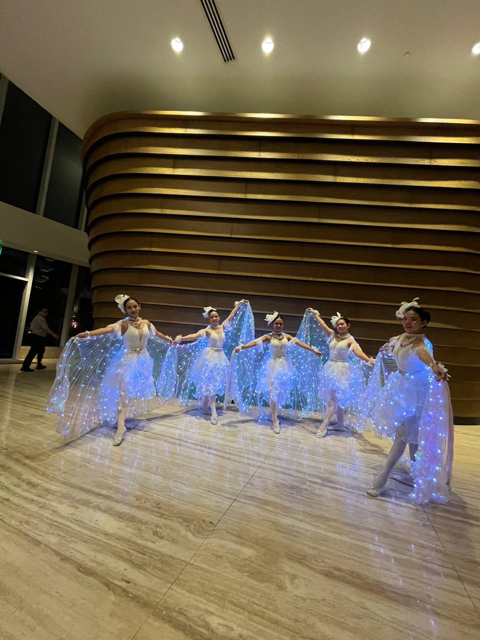 LED ballerinas for weddings and debuts
