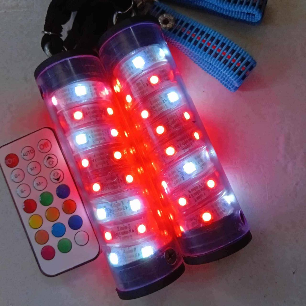 RGB LED poi with remote control for sale